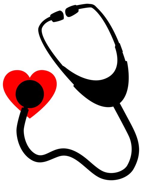 Heart Stethoscope Clip Art Image Clipsafari