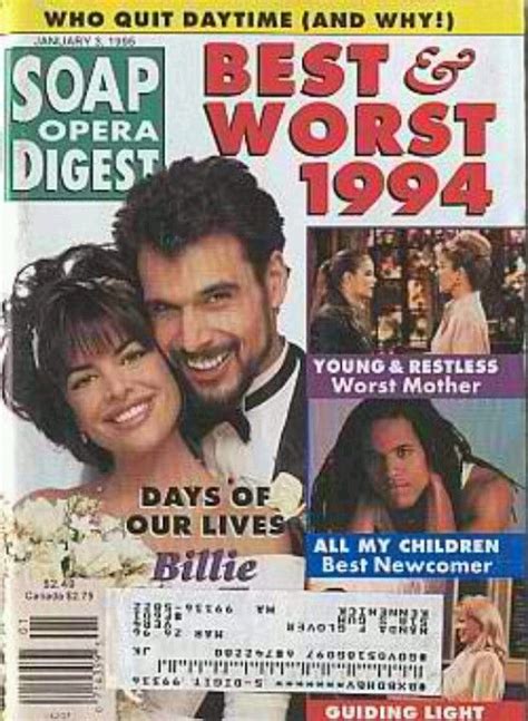 Days Bo And Billie Almost Tv Weddings Soap Opera Best Soap