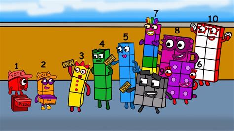 Ice Cream Or Pizza When The Numberblocks Vote Numberblocks Fanmade