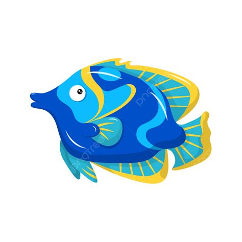 Blue Fish Clipart Hd Png Blue Fish Blue Cartoon Fish Png Image For