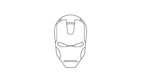 Iron Man Helmet In Autocad 2d Design Classes Youtube