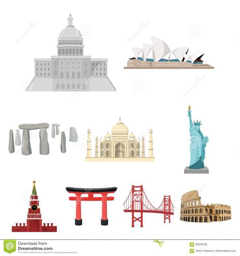 Famous Buildings And Monuments Of Different Countries And Cities