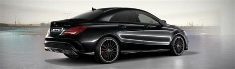 Mercedes Cla 45 Amg 4matic In Metallic Cosmos Black With Matte Black