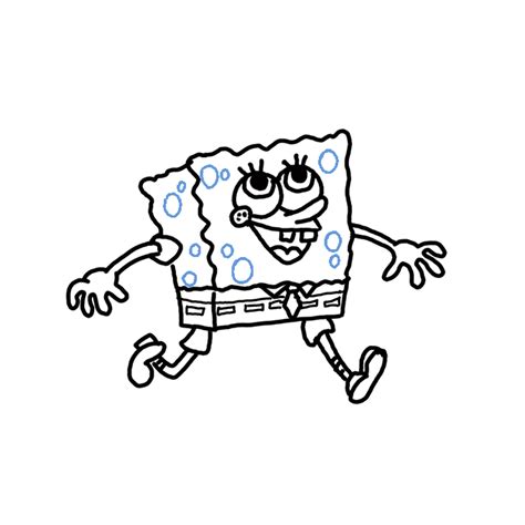 How To Draw Spongebob Step By Step Easy Drawing Guides Drawing Howtos