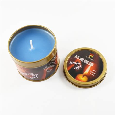 blue bdsm candle low temperature sensual hot wax candles