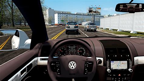 Volkswagen Touareg R City Car Driving Logitech G Steering Wheel