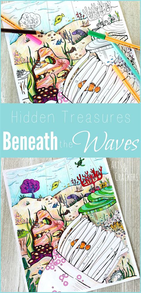 I was impressed with his catch until i saw this picture. Hidden Treasures Ocean Coloring Page