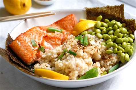 Japanese Salmon Rice Bowls Easy Dinner Recipe Unpeeled Journal