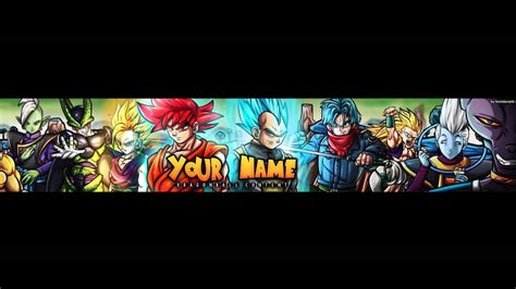 This's one's a bit different, not for a game. Dragon Ball Youtube Banner