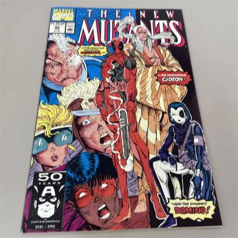 The New Mutants 98 Feb 1991 Marvel 1st Appearance Of Deadpool Mint