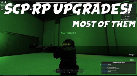 Scp Roleplay 05 Council Upgrades Roblox Scp Rp Youtube