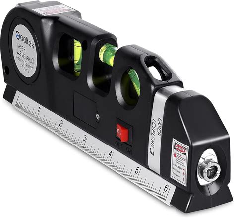 Buy Laser Level Qooltek Multipurpose Cross Line Laser 8 Feet Measure
