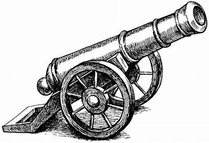 Drawing Cannon Clipart Sketch Canon Paintingvalley Transparent