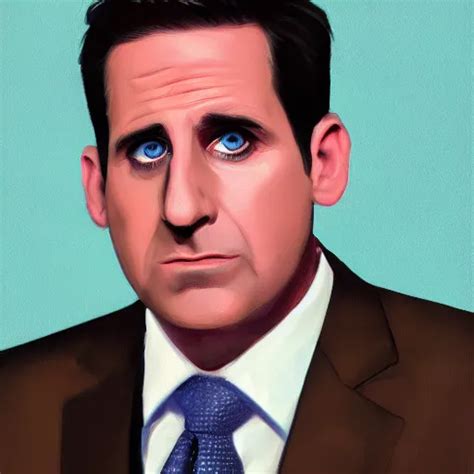 4k Ultra Hd Portrait Of Michael Scott Highly Stable Diffusion Openart