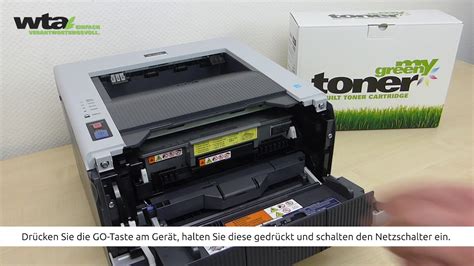 Für einen manuellen toner reset des brother dcp 9010cn, befolgen sie bitte schritt für schritt folgende anleitung: Brother Drucker Toner Wechseln