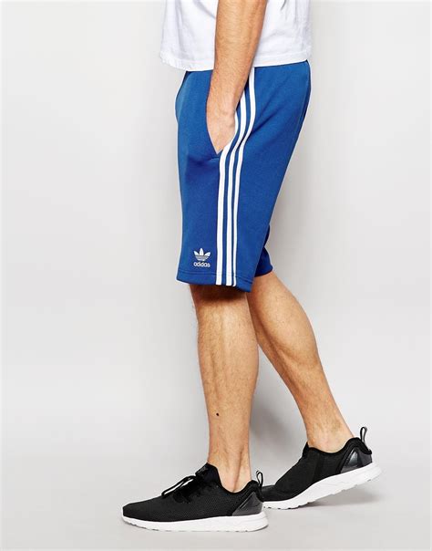 Lyst Adidas Originals Superstar Shorts Aj6939 Blue In Blue For Men