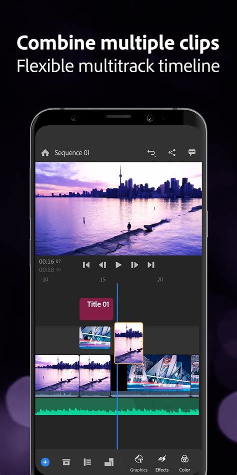 All the following devices running android 9.0 and later are supported: Adobe Premiere Rush — Video Editor cho Android - Tải về APK