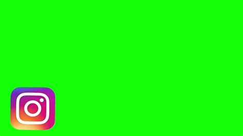 Instagram Logo Green Screen Animated 3d Background Imagesee