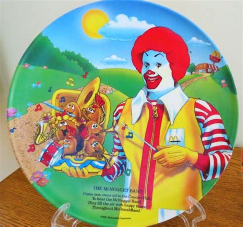 Set Of 2 Ronald Mcdonald 1989 Melamine Plates Ebay