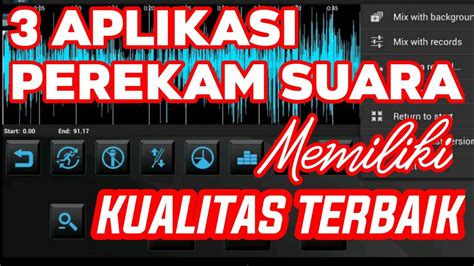 APLIKASI PEREKAM SUARA TERBAIK