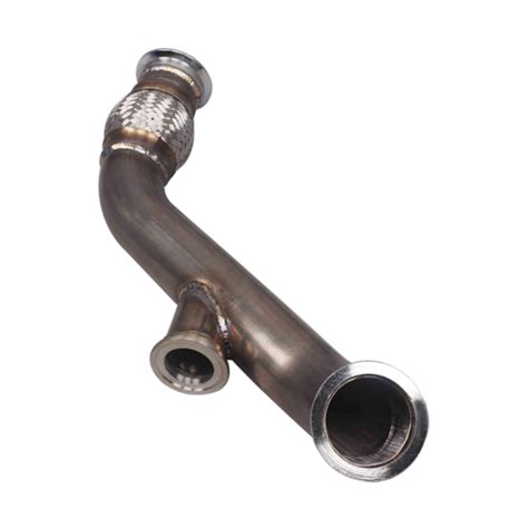 Turbo Header Manifold Downpipe Kit For 79 93 Ford Mustang Ls1 Lsx Swap