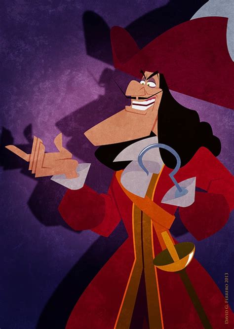 David G Ferrero Disney Captain Hook Disney Villains Evil Disney