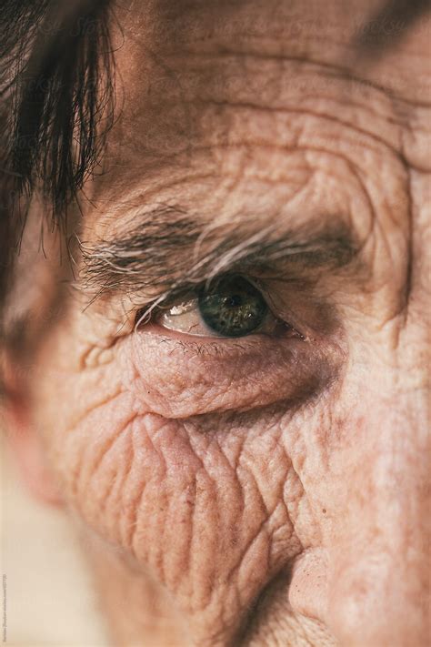 Eyes Close Up Of Old Woman By Stocksy Contributor Borislav Zhuykov