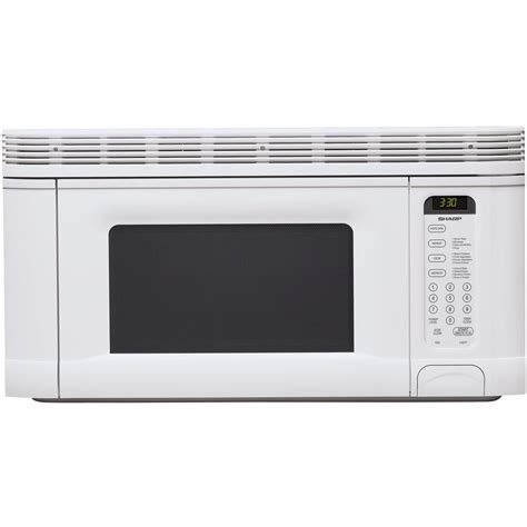 Cu Ft W Over The Range Microwave Oven White Walmart Com