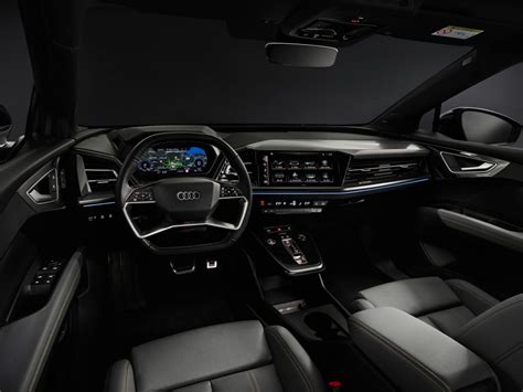 Audi Unveils The Interior Of The Q4 E Tron Electric Suv With Impressive