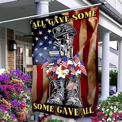 Shinesnow American Flag Veterans Day Soldier Military