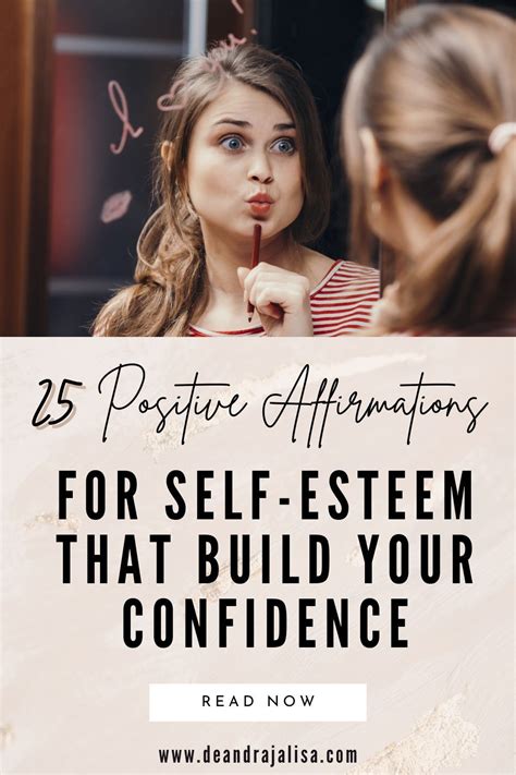 25 Positive Affirmations For Self Esteem That Build Confidence In 2021