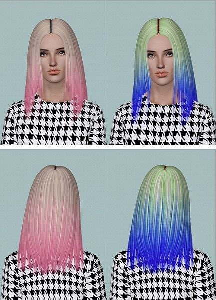 Zauma`s Taeyeon Hairstyle Retextured By Chazy Bazzy Sims 3 Hairs