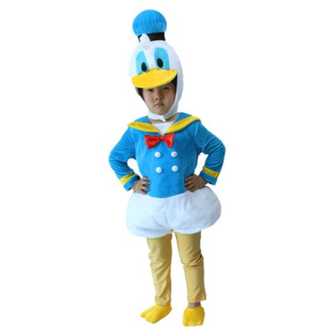 Donald Duck Character Lookalike Pro Mascot Fancy Dress Outfit 48hr