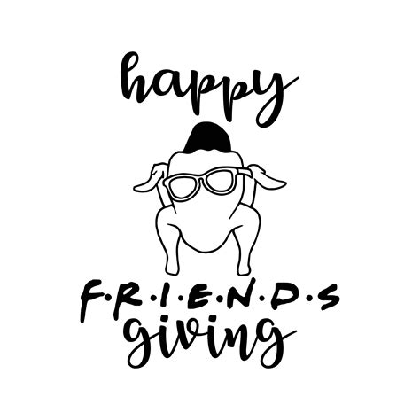 Happy Friends Giving Decal Files cut files for cricut svg | Etsy