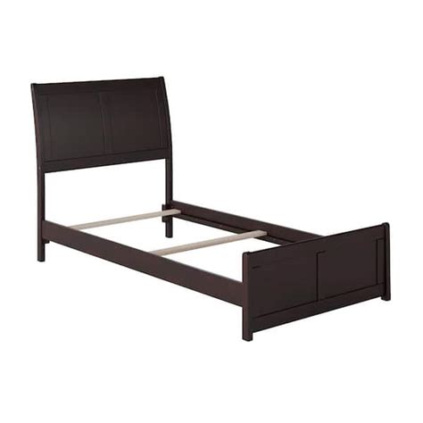 Afi Portland Espresso Twin Xl Traditional Bed With Matching Foot Board