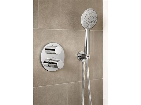 Roca T 1000 Concealed Thermostatic Shower Mixer Tap Chrome From Reece