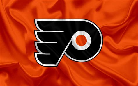 Download Wallpapers Philadelphia Flyers Hockey Club Nhl Emblem Logo
