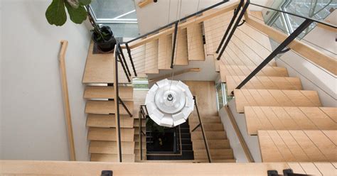 Enclosed Floating Square Spiral Staircase Spiral Stai