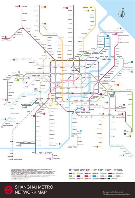 Transport Metro Network Map Shanghai Metro 2018 Memorability