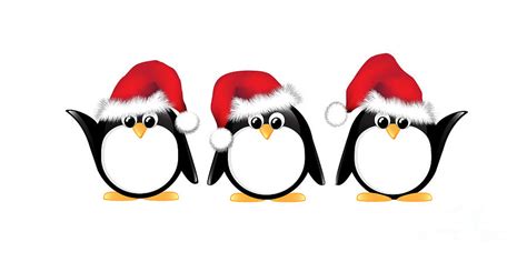 Christmas Penguin Wallpaper Wallpapersafari