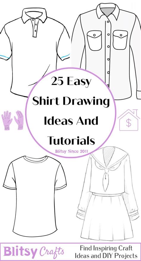 Easy Shirt Drawing Ideas How To Draw A Shirt