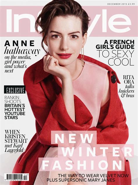 Anne Hathaway In Instyle Magazine Uk December 2015 Issue Hawtcelebs