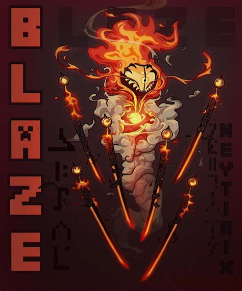 Blaze By Neytirix On Deviantart Minecraft Art Minecraft Anime Minecraft Drawings