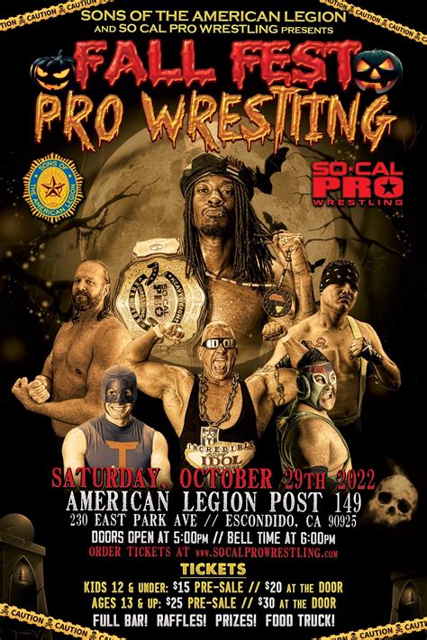 SoCal Pro Wrestling presents Fall Fest — Indy Dependent