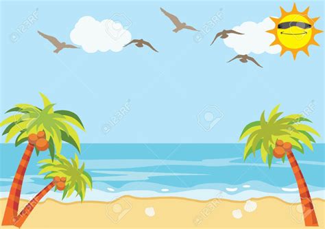Download High Quality Sunny Clipart Beach Transparent Png Images Art
