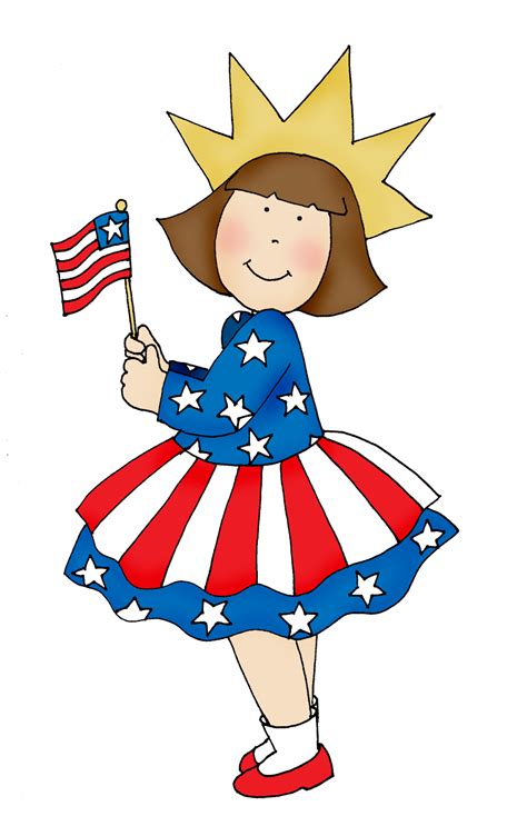 You can download the cute 4th of july cliparts in it's original format by loading the clipart and clickign the downlaod button. Free Dearie Dolls Digi Stamps: 4th of July Girl