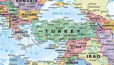 Personalised World Political Map Scale 130million Large