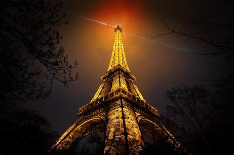 Fondos De Pantalla 2048x1365 Px Torre Eiffel Noche París Torre