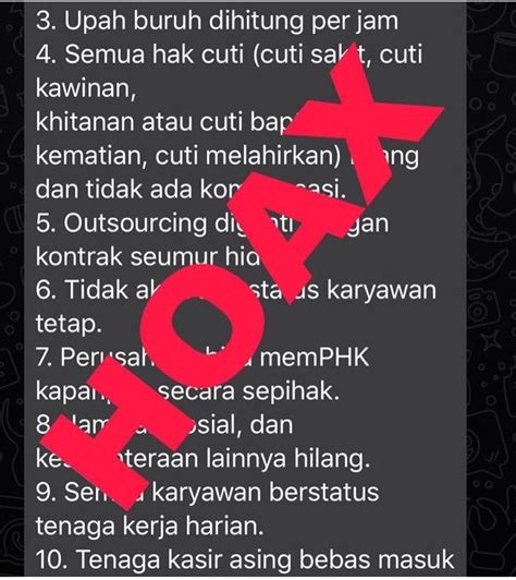 We've all fallen for them at one time or another. WASPADA!! Hoax atau Fakta Seputar Omnibus Law UU Cipta ...