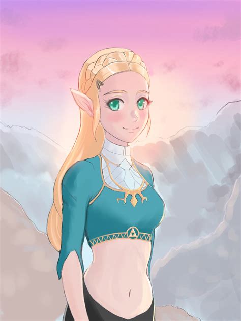 BOTW I Drew Summer Princess Zelda R NintendoSwitch